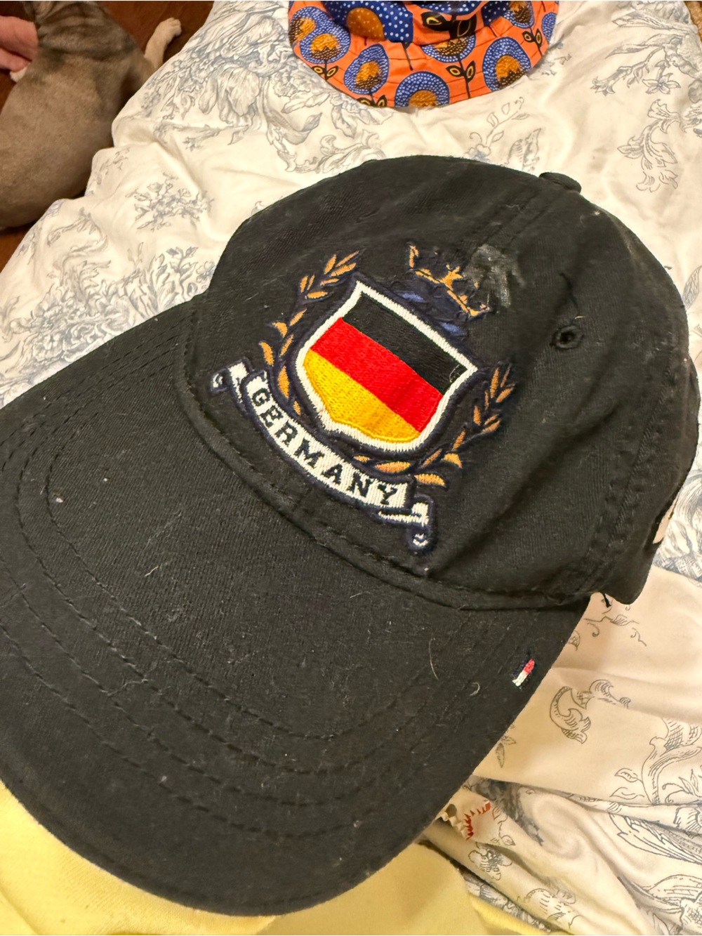 Black Germany Crest Embroidered Baseball Cap
